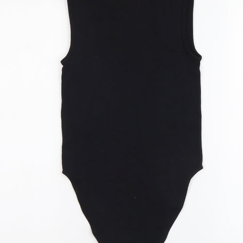 Primark Womens Black Nylon Bodysuit One-Piece Size XS Pullover