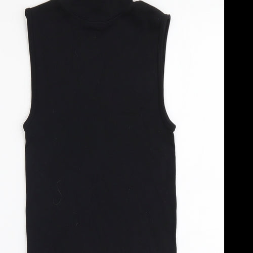 Primark Womens Black Nylon Bodysuit One-Piece Size XS Pullover