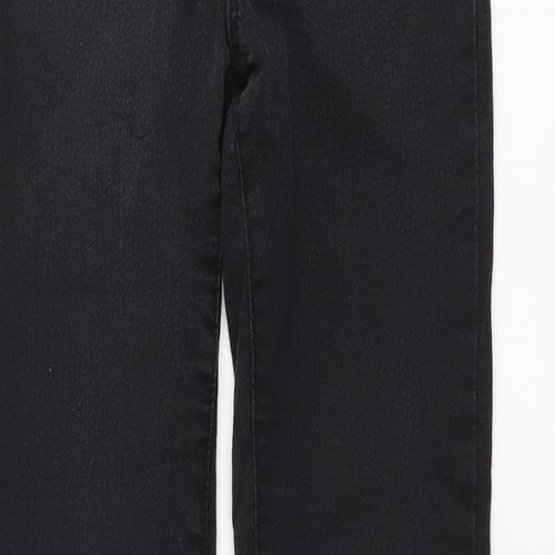 VERO MODA Womens Black Cotton Skinny Jeans Size XS L28 in Regular Button