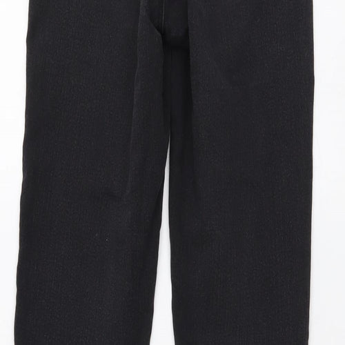 VERO MODA Womens Black Cotton Skinny Jeans Size XS L28 in Regular Button