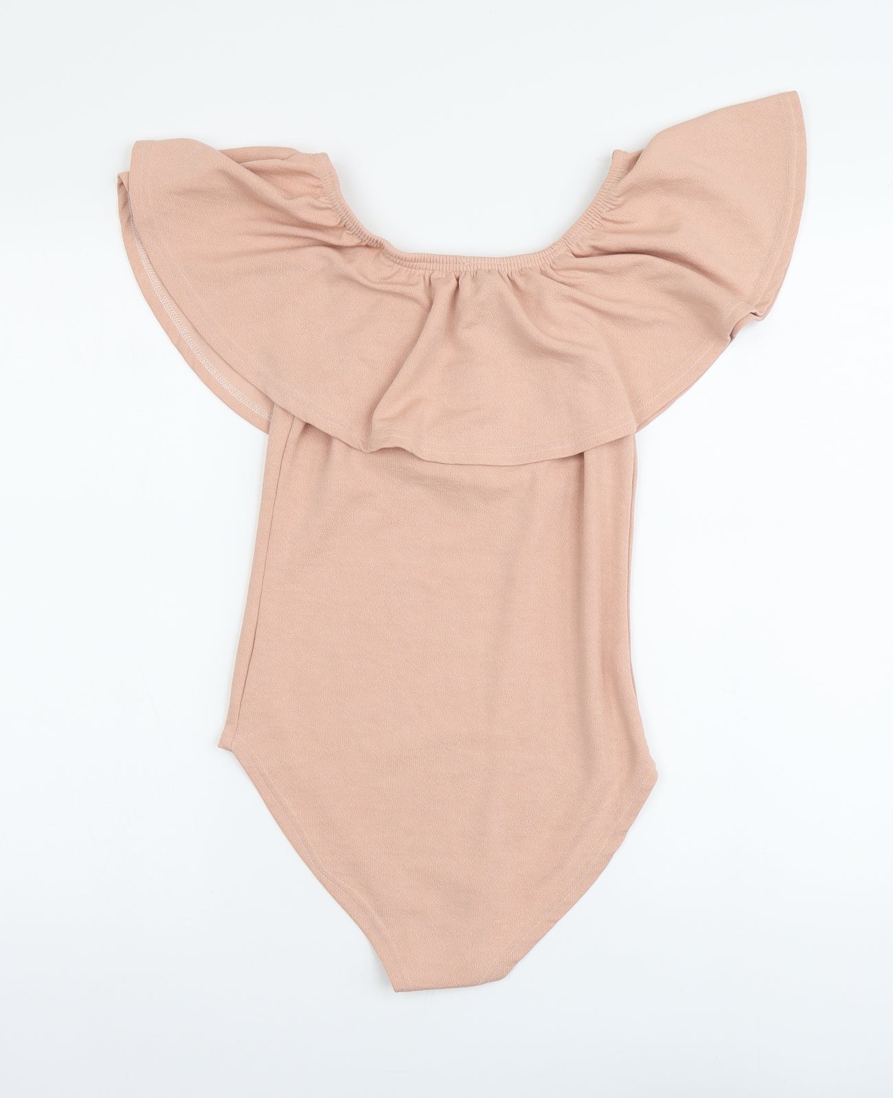 Exhibit Womens Pink Polyester Bodysuit One-Piece Size 10 Pullover