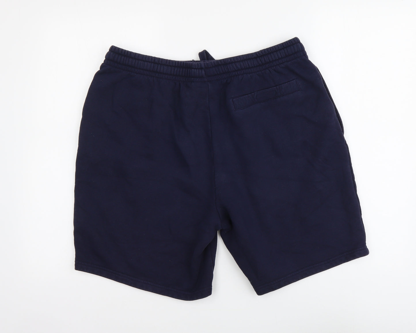 Lacoste Mens Blue Cotton Bermuda Shorts Size XL L7 in Regular Drawstring