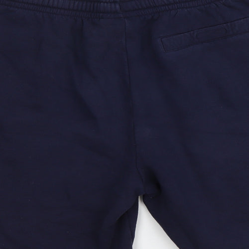 Lacoste Mens Blue Cotton Bermuda Shorts Size XL L7 in Regular Drawstring
