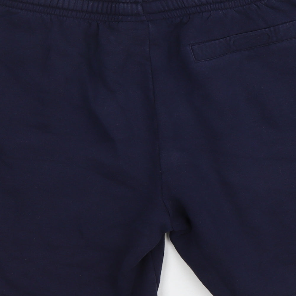 Lacoste Mens Blue Cotton Bermuda Shorts Size XL L7 in Regular Drawstring