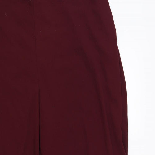 New Look Womens Purple Polyester Trousers Size 22 L32 in Regular