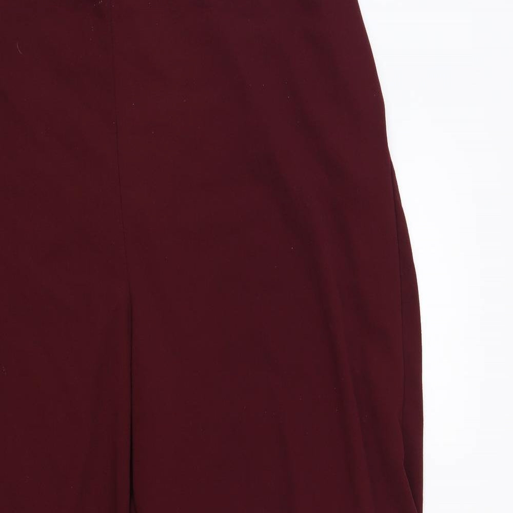 New Look Womens Purple Polyester Trousers Size 22 L32 in Regular