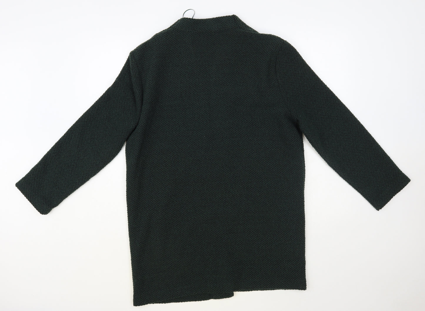 Dunnes Stores Womens Green V-Neck Polyester Cardigan Jumper Size M