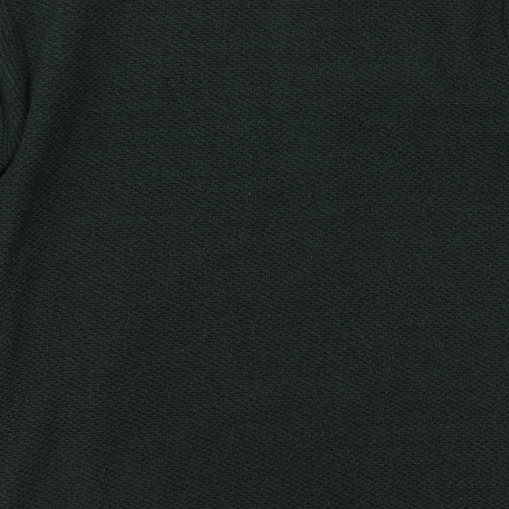 Dunnes Stores Womens Green V-Neck Polyester Cardigan Jumper Size M