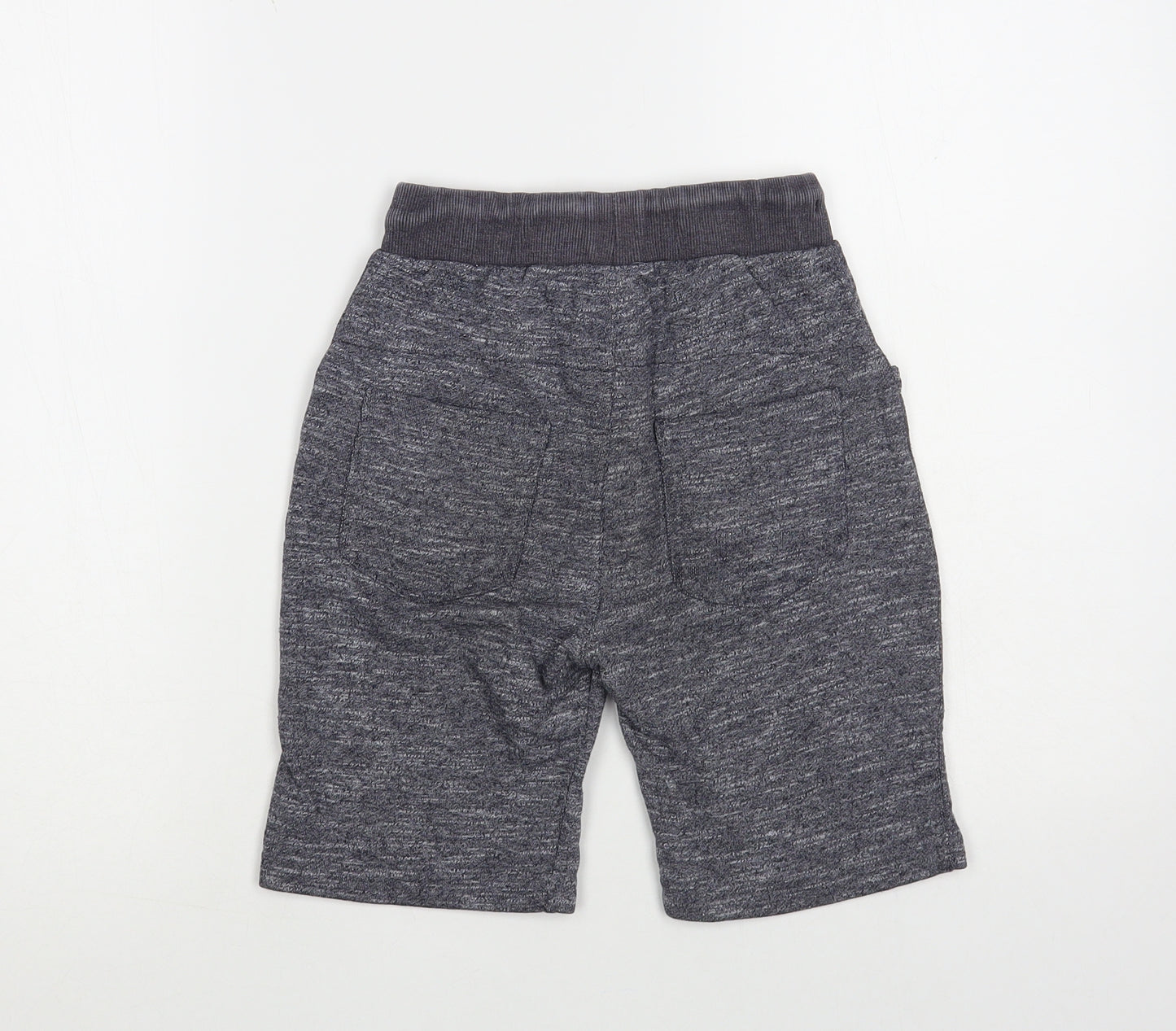 Dunnes Stores Boys Grey Cotton Sweat Shorts Size 8-9 Years Regular Drawstring