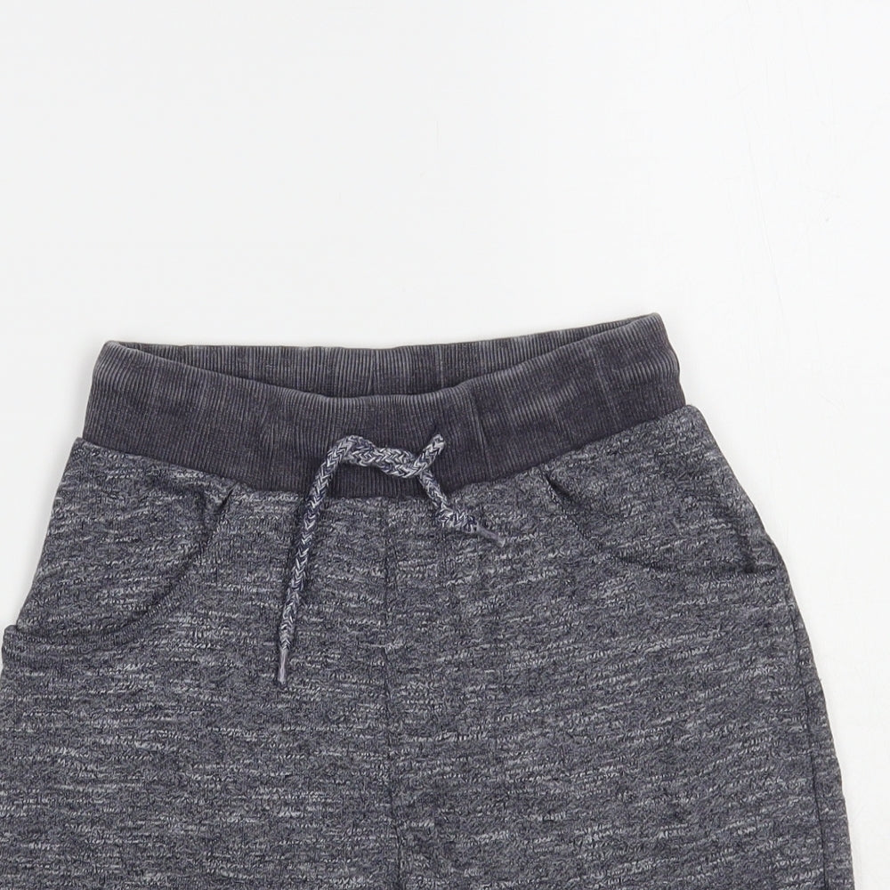 Dunnes Stores Boys Grey Cotton Sweat Shorts Size 8-9 Years Regular Drawstring