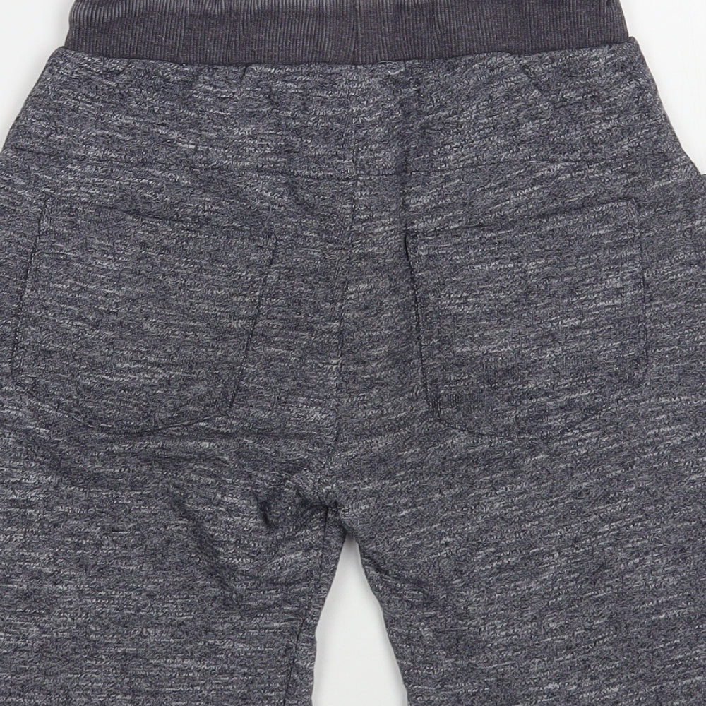 Dunnes Stores Boys Grey Cotton Sweat Shorts Size 8-9 Years Regular Drawstring