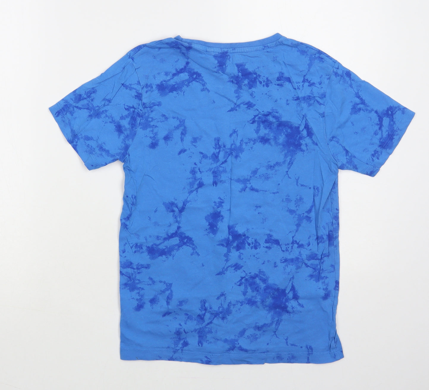 NEXT Boys Blue Cotton Pullover T-Shirt Size 9 Years Crew Neck Pullover - Lemur