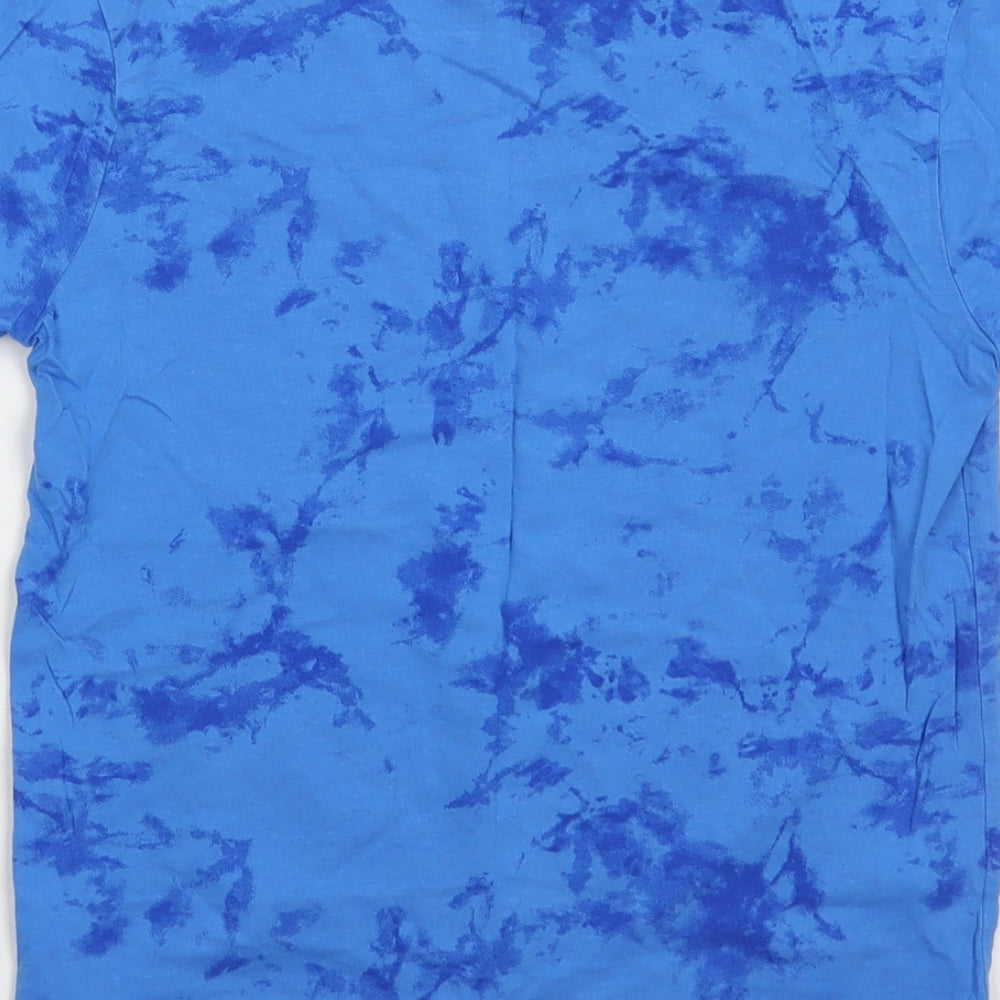 NEXT Boys Blue Cotton Pullover T-Shirt Size 9 Years Crew Neck Pullover - Lemur