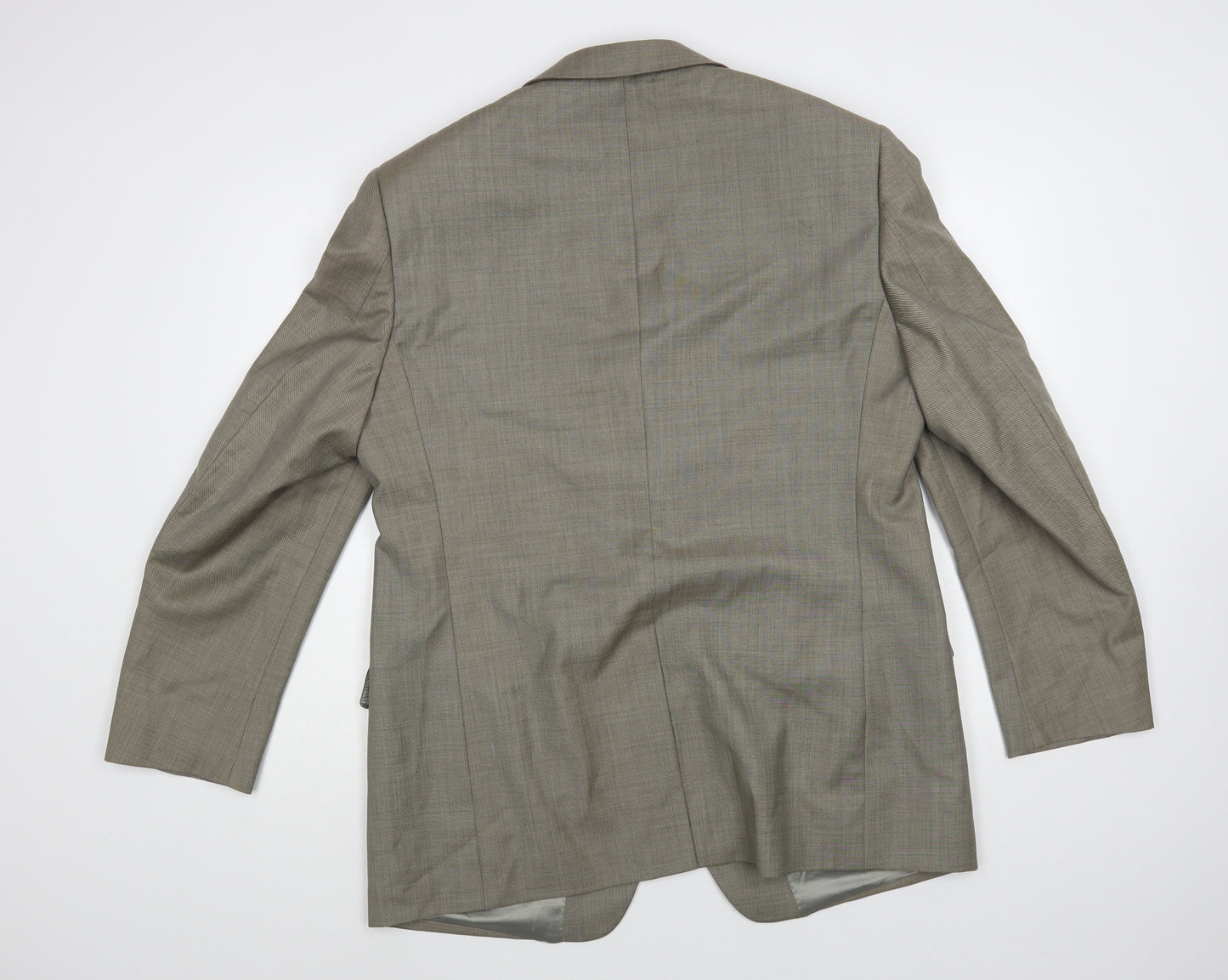 Marks and Spencer Mens Grey Wool Jacket Blazer Size 42