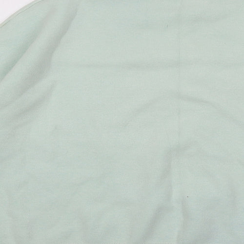 Mowey Womens Blue Mock Neck Viscose Pullover Jumper Size XL - Lips