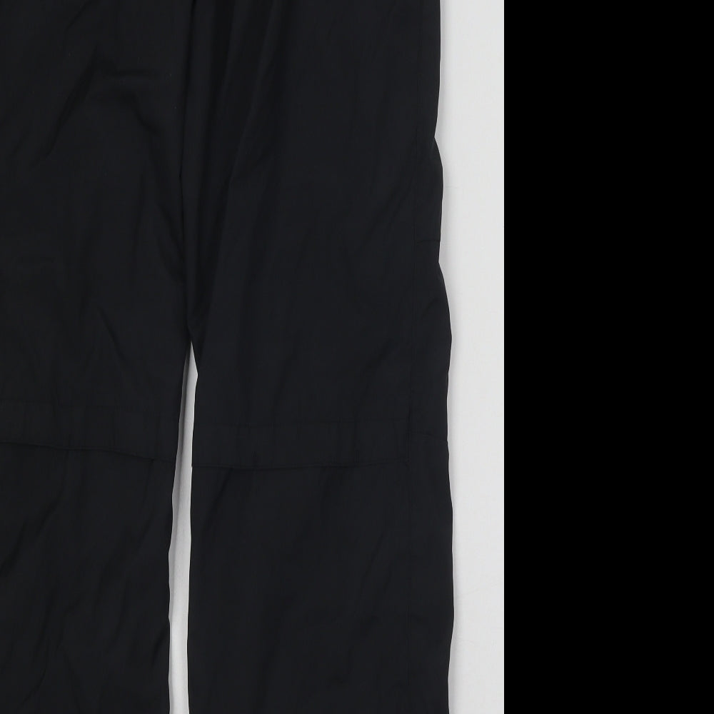 Nike Mens Black Polyester Jogger Trousers Size S L28 in Regular Drawstring - Manchester United