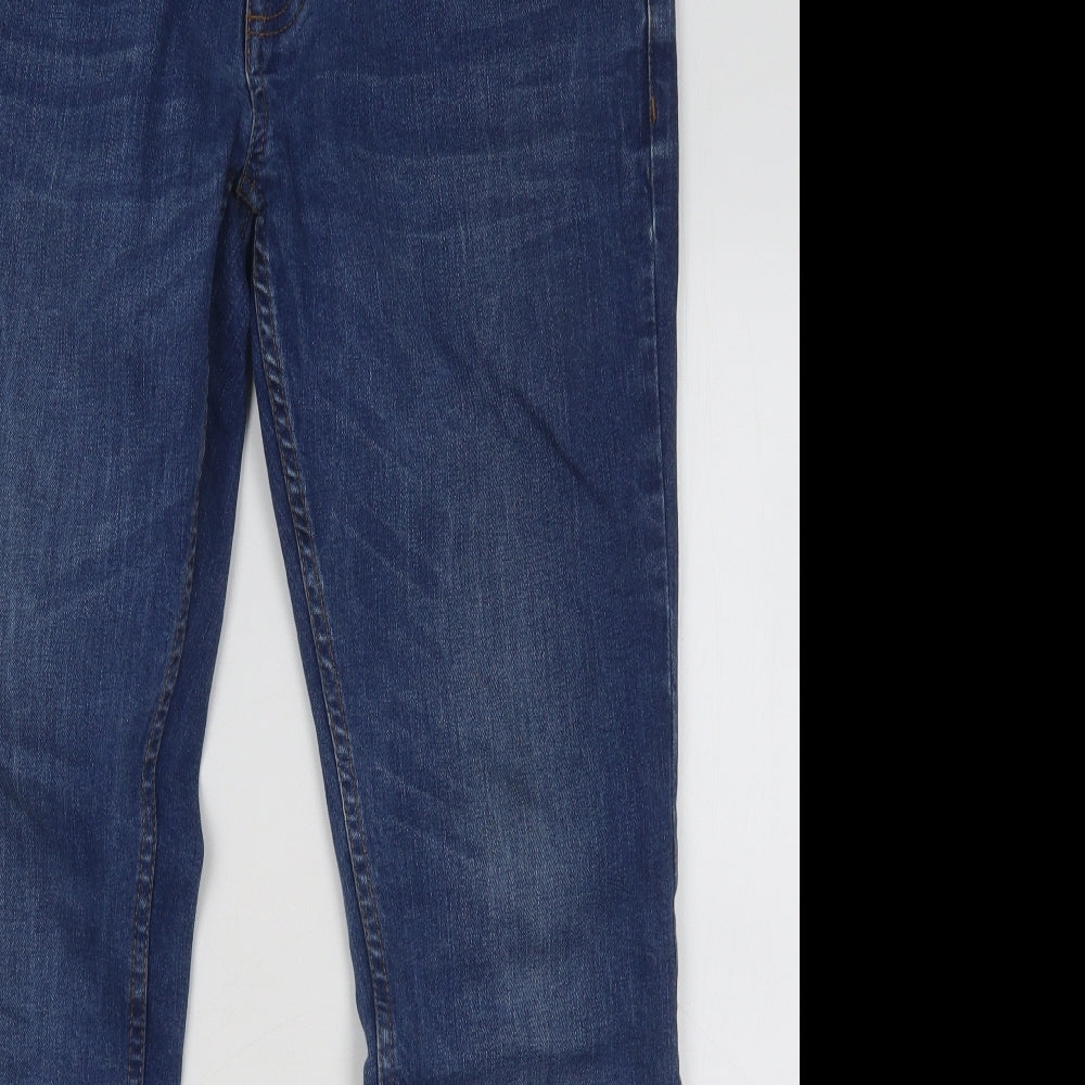 NEXT Mens Blue Cotton Straight Jeans Size 34 in L29 in Regular Button