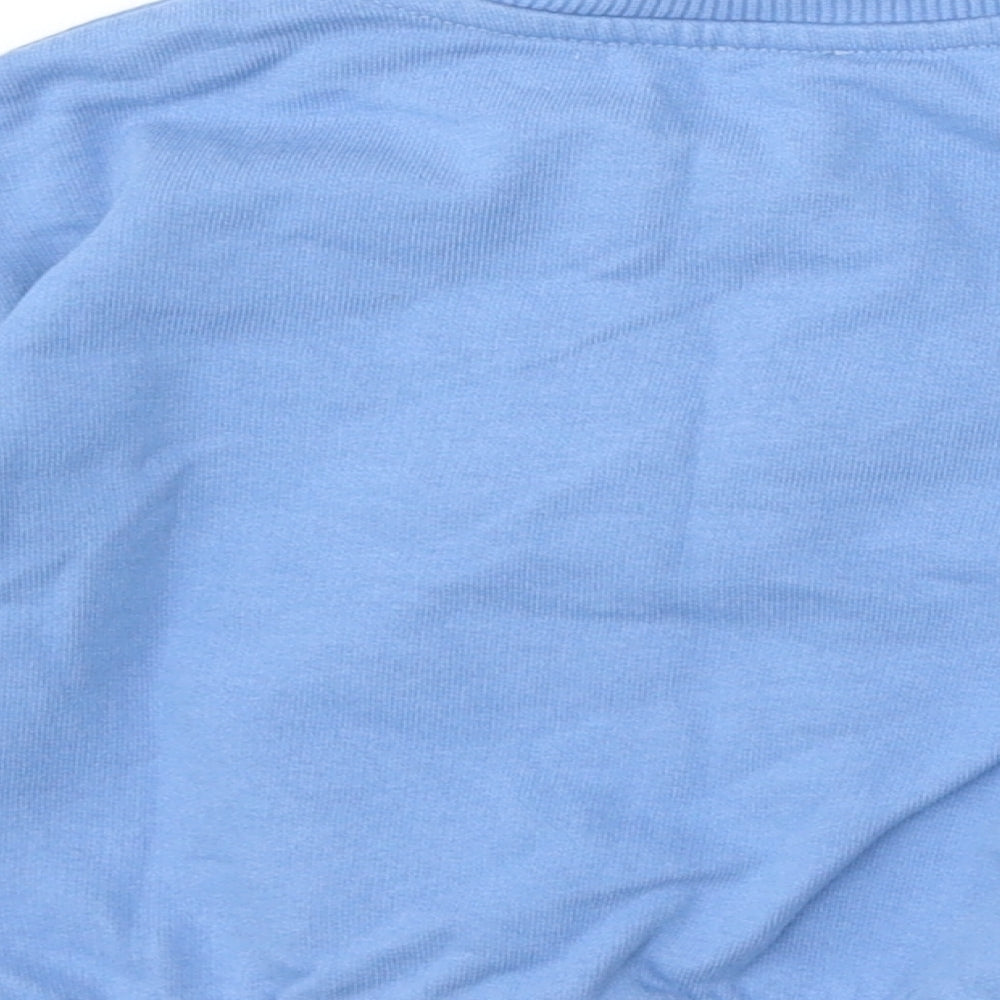 River Island Girls Blue Cotton Pullover Jumper Size 18-24 Months - Chic