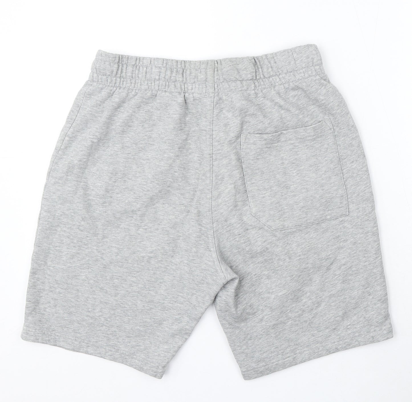Divided by H&M Mens Grey Cotton Sweat Shorts Size M L7 in Regular Drawstring