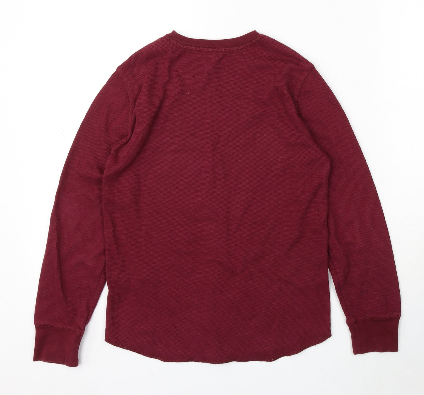 Gap Boys Red Round Neck Cotton Pullover Jumper Size 8-9 Years - GAP 1969