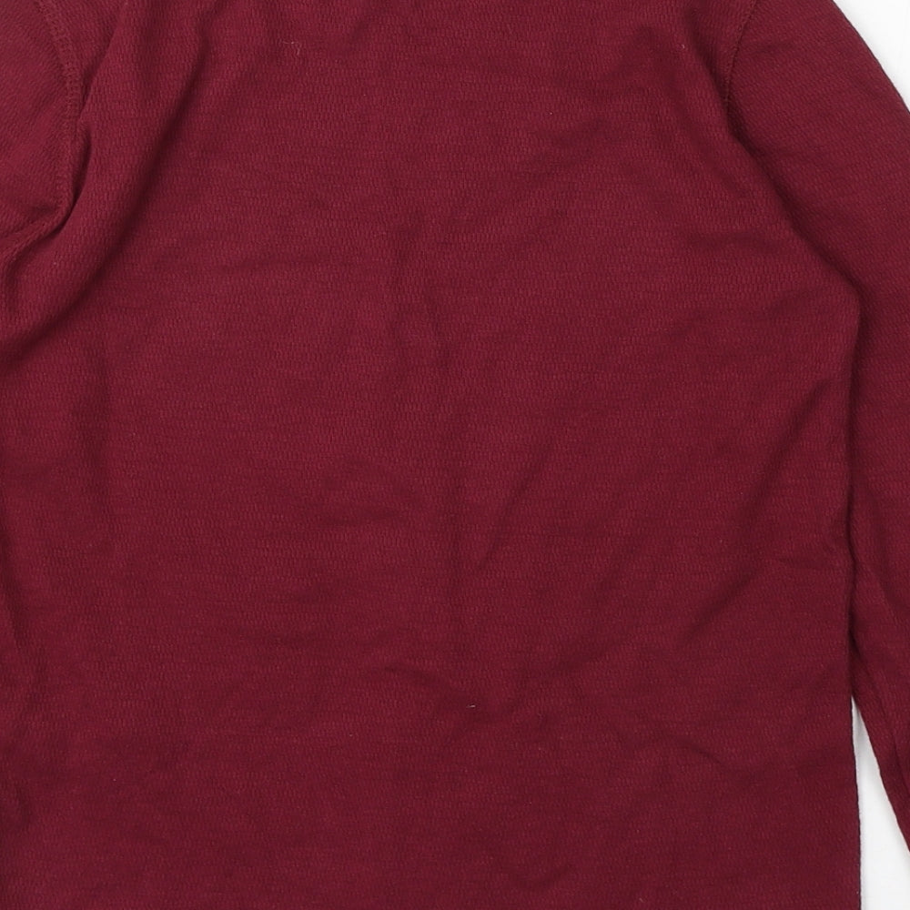 Gap Boys Red Round Neck Cotton Pullover Jumper Size 8-9 Years - GAP 1969