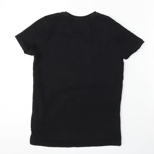 Primark Boys Black Cotton Basic T-Shirt Size S Round Neck - Fortnite