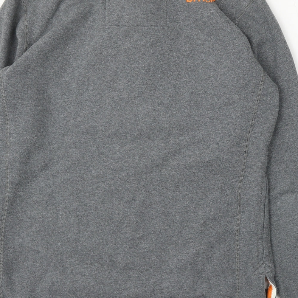 Superdry Mens Grey Cotton Pullover Sweatshirt Size XL