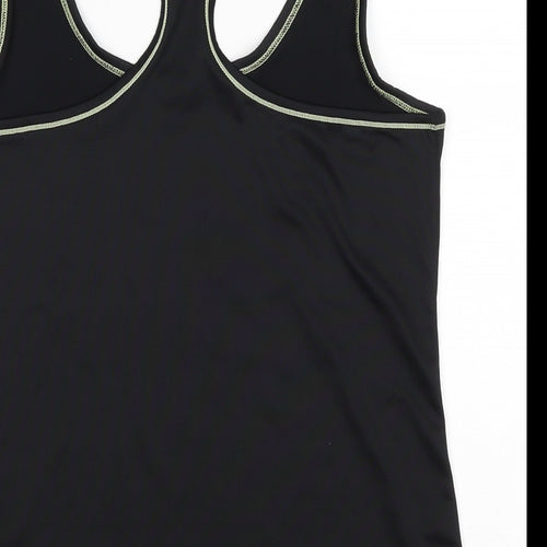 Crivit Womens Black Polyester Basic Tank Size S Scoop Neck - Urban Fitness