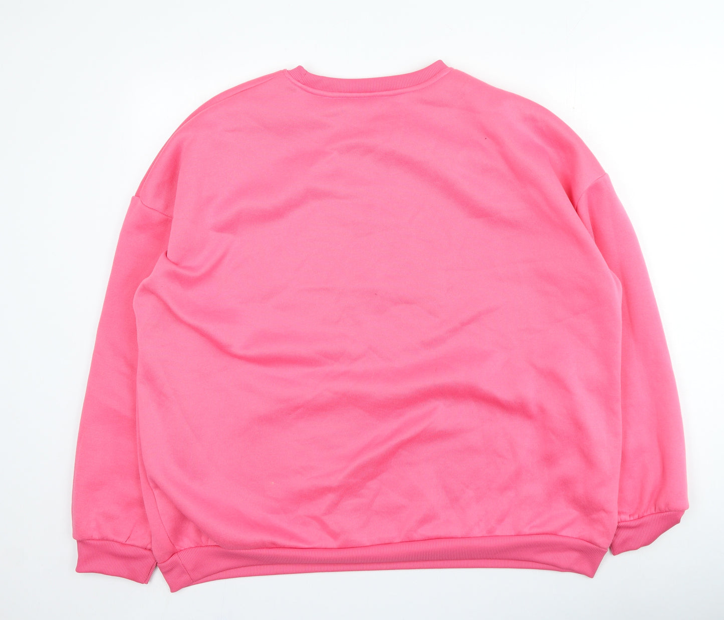 SheIn Womens Pink Polyester Pullover Sweatshirt Size 4XL Pullover - Be Kind