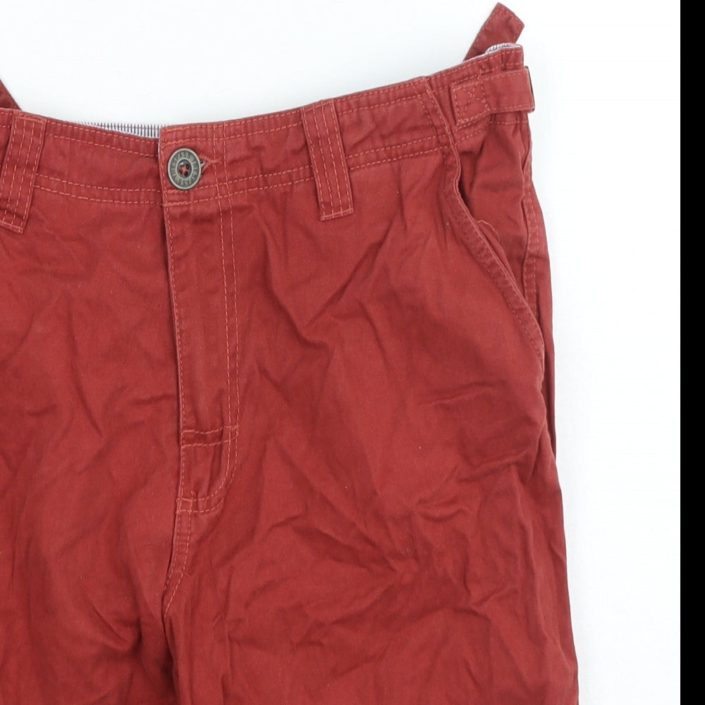 Trespass Mens Orange Cotton Chino Shorts Size S L8 in Regular Zip