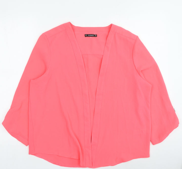 Dunnes Stores Womens Pink Jacket Size 14