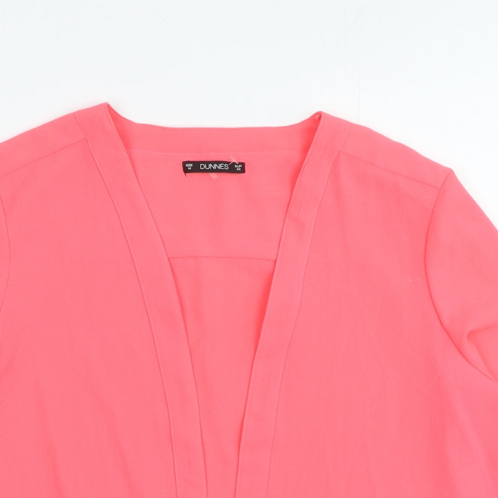Dunnes Stores Womens Pink Jacket Size 14