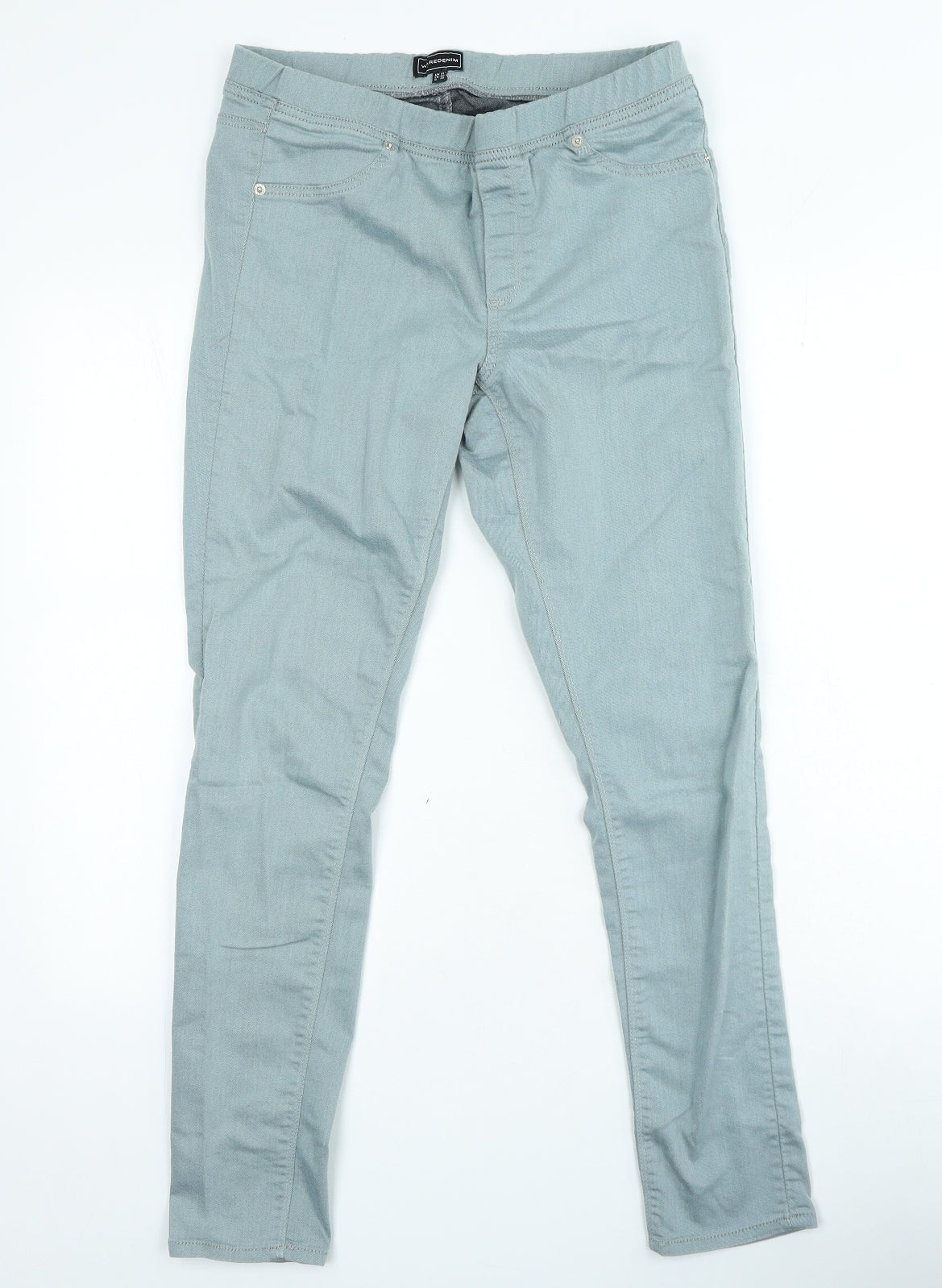 Waredenim Womens Grey Polyester Jegging Jeans Size 14 L27 in Regular
