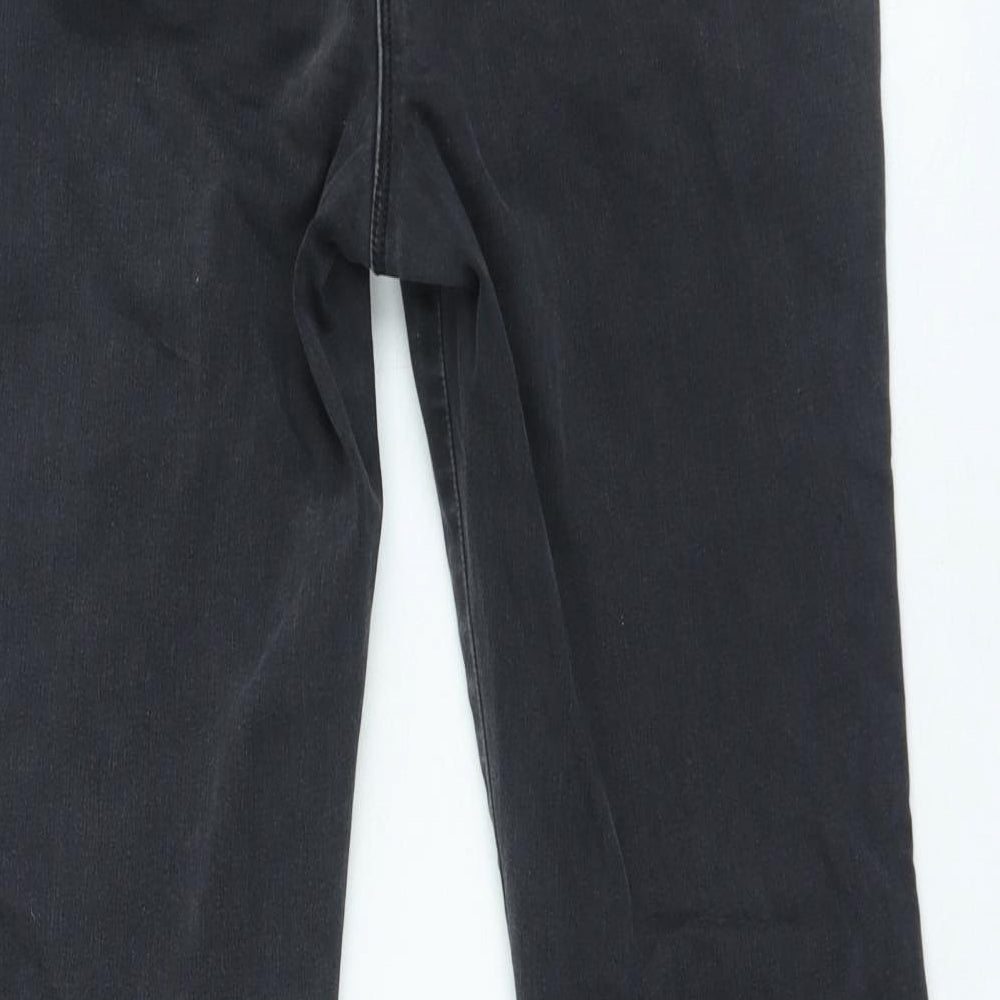 NEXT Womens Grey Cotton Jegging Jeans Size 14 L26 in Regular