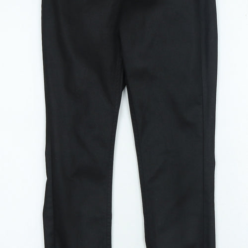 H&M Womens Black Polyester Skinny Jeans Size 8 L25 in Regular Zip