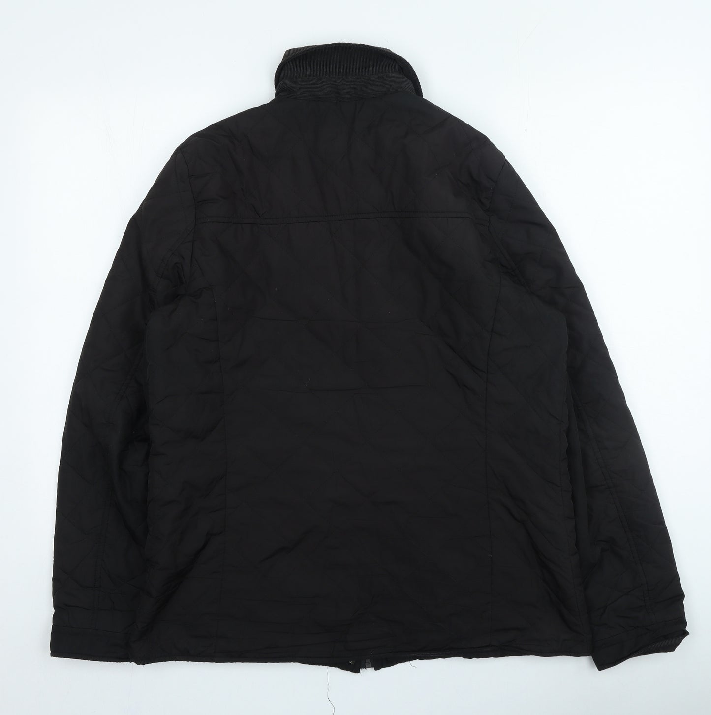 Dorothy Perkins Womens Black Rain Coat Coat Size 14 Zip