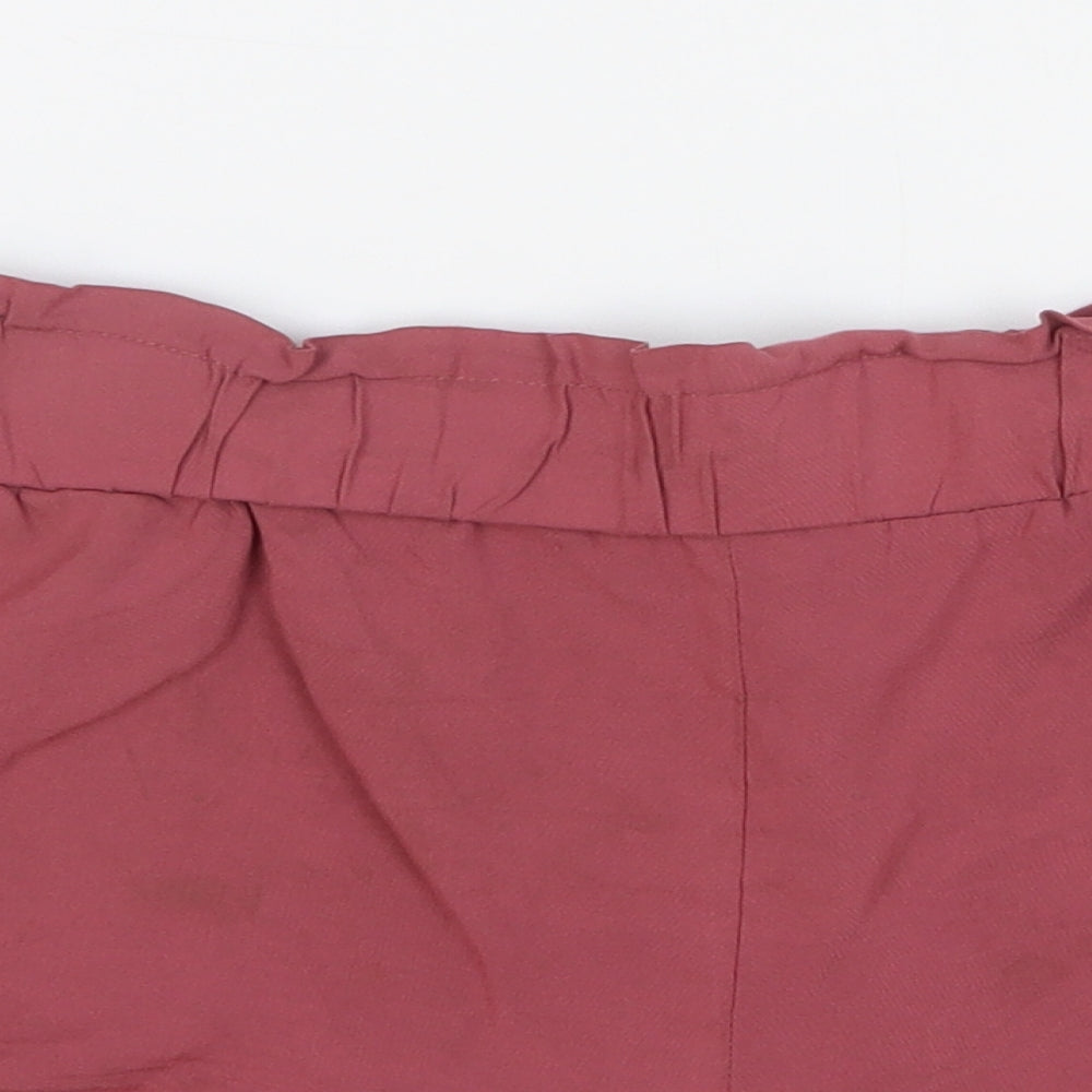 Primark Womens Pink Viscose Hot Pants Shorts Size 10 L4 in Regular