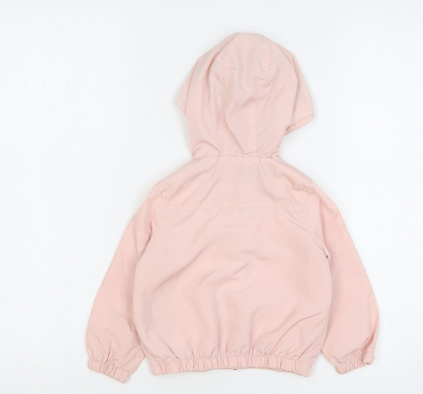 F&F Girls Pink Rain Coat Coat Size 18-24 Months Zip