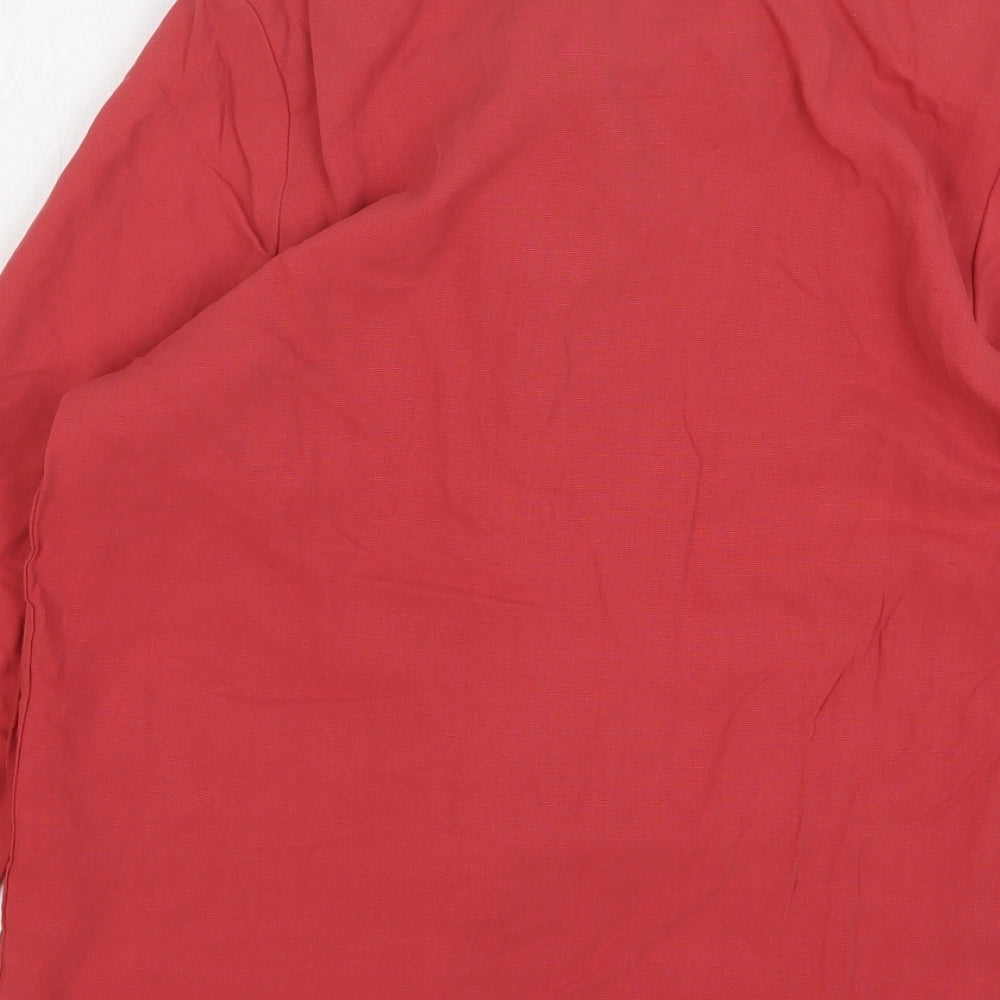 Marks and Spencer Womens Pink Modal Jacket Blazer Size 8