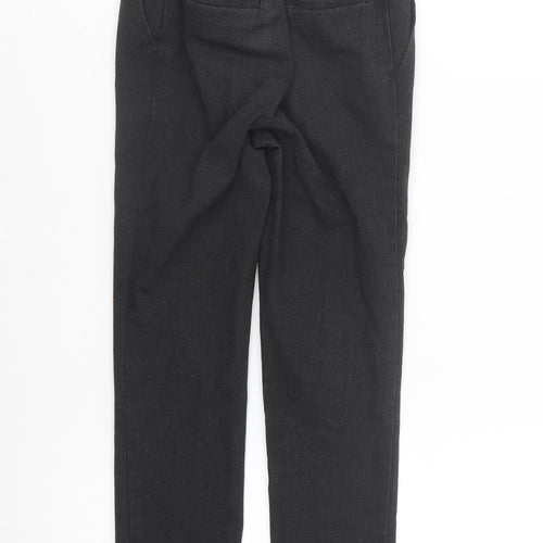 Marks and Spencer Boys Black Polyester Dress Pants Trousers Size 5-6 Years Regular