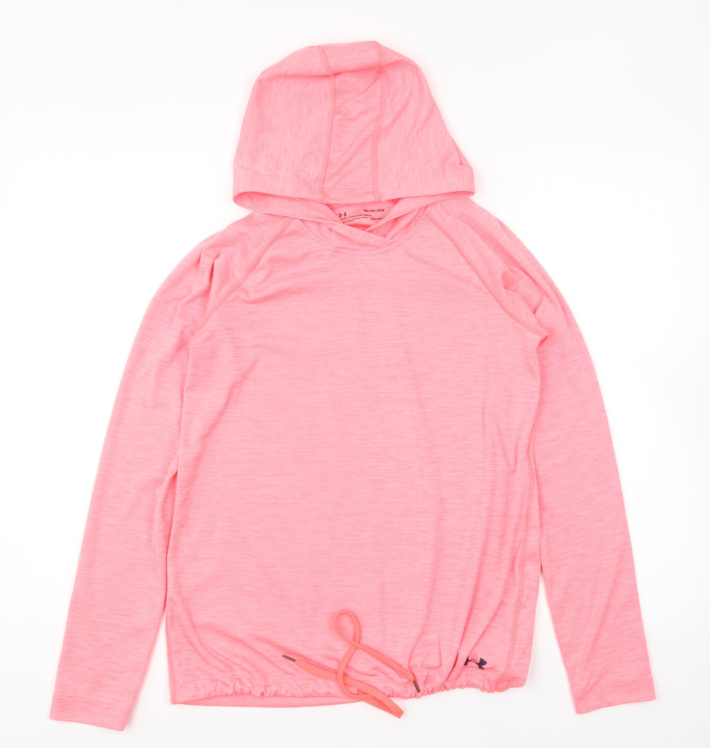 Under armour Womens Pink Polyester Pullover Hoodie Size XS Pullover