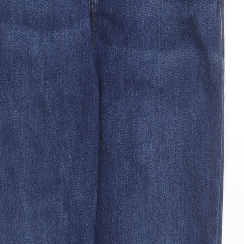 ASOS Womens Blue Cotton Skinny Jeans Size 32 in L32 in Regular Button