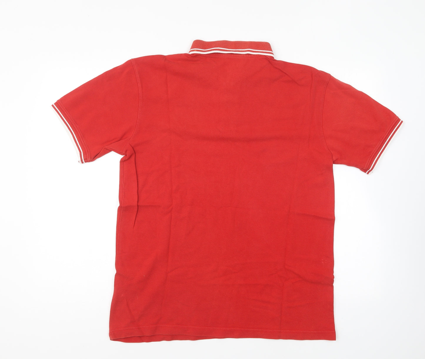 Liverpool FC Mens Red Cotton Polo Size M Collared Pullover - Liverpool LFC