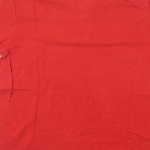 Liverpool FC Mens Red Cotton Polo Size M Collared Pullover - Liverpool LFC
