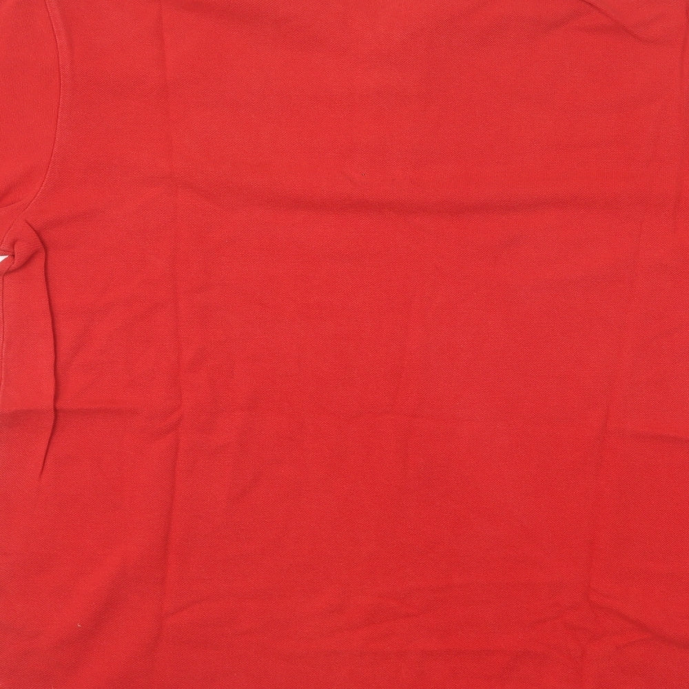 Liverpool FC Mens Red Cotton Polo Size M Collared Pullover - Liverpool LFC