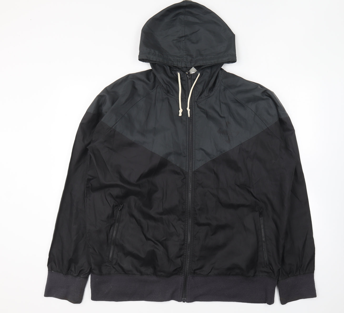 Nike Mens Grey Jacket Coat Size XL Zip