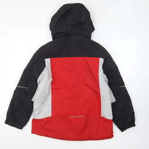 Gerry Womens Red Rain Coat Coat Size M Zip