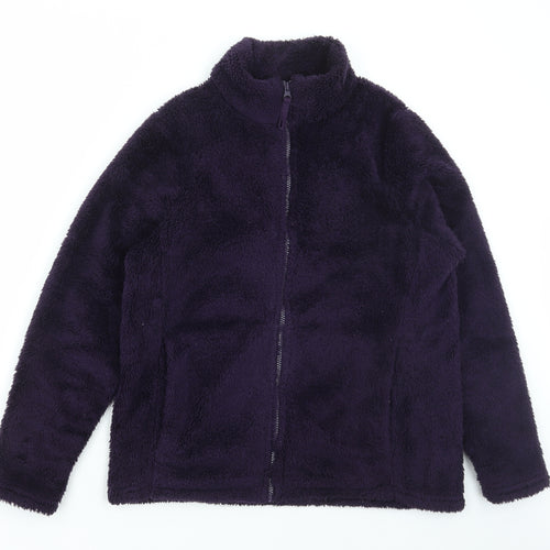 Dunnes Stores Womens Purple Jacket Size M Zip