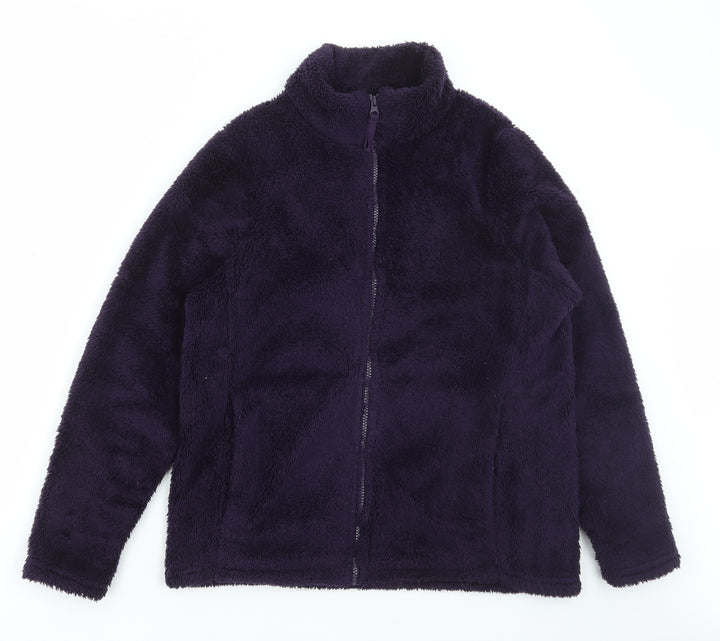 Dunnes Stores Womens Purple Jacket Size M Zip