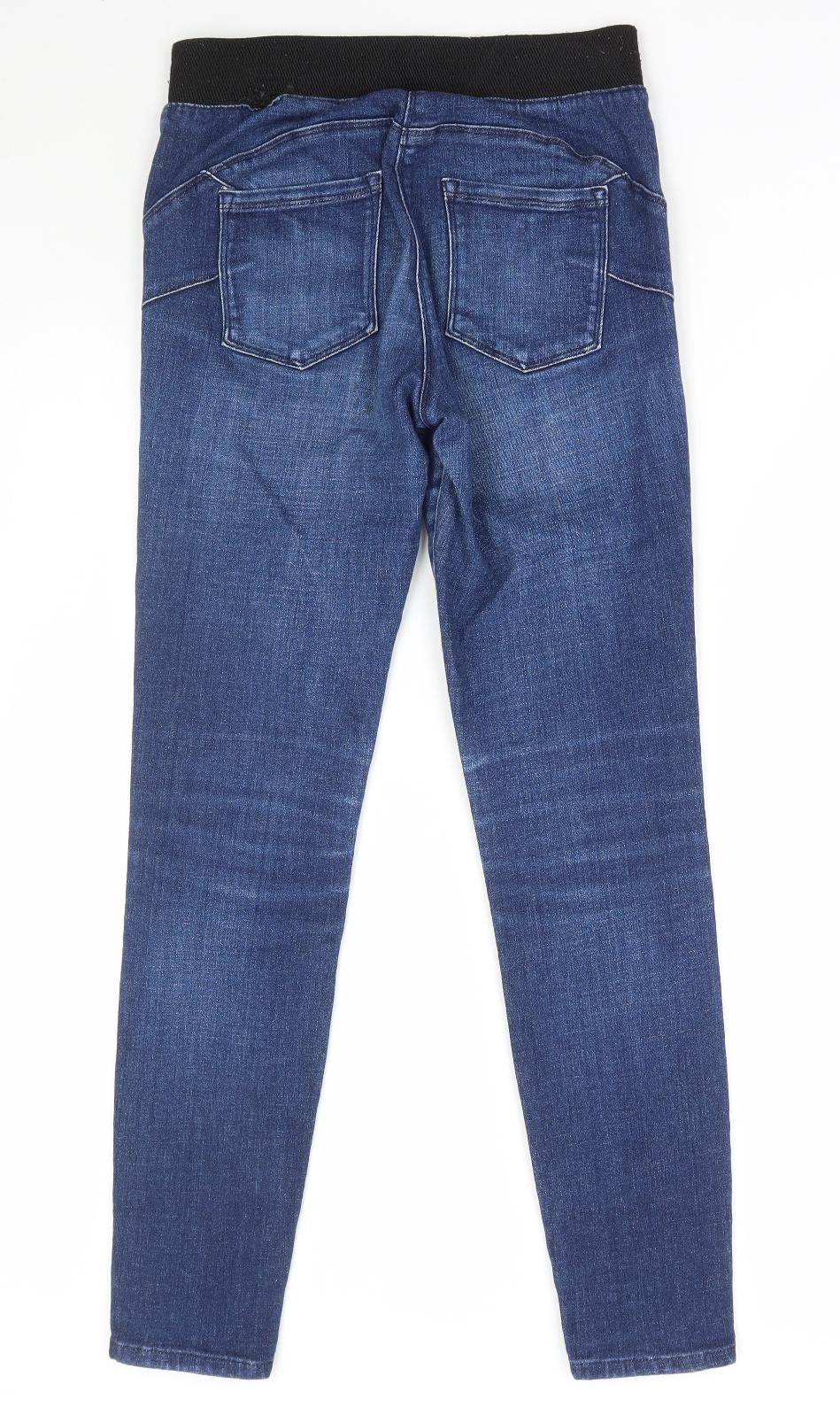 NEXT Womens Blue Cotton Jegging Jeans Size 12 L31 in Regular